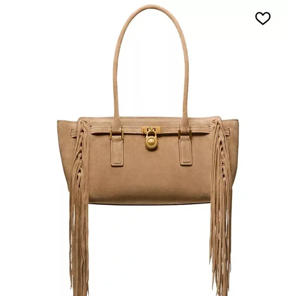 MICHAEL Michael Kors Hamilton Moderne Medium Leather East West Shoulder Tote - Picture 6 of 10